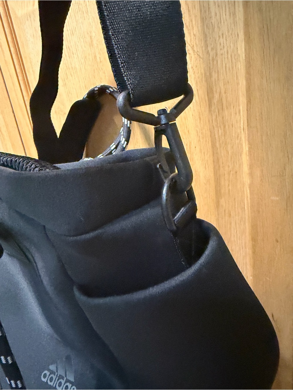 adidas Black Tote with Contrasting Rope Handles - Picture 4 of 12